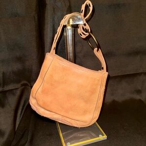 •NWOT• Never Mind Hobo Vintage Handmade Genuine Cowhide Leather Wristlet